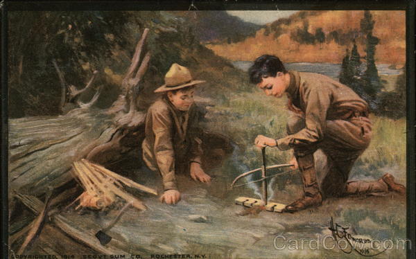 Camp Fires Blank Meme Template