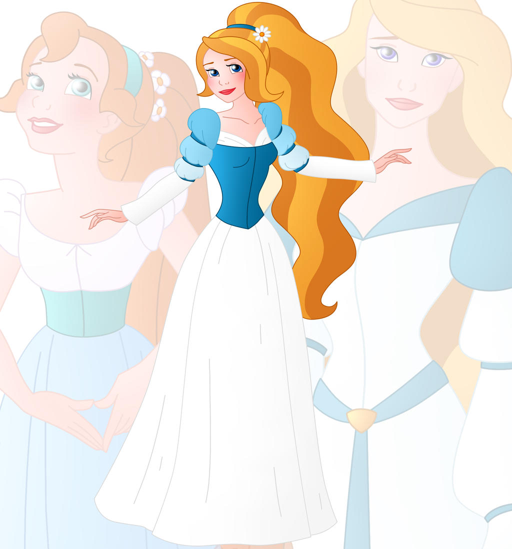 Commision for lilyBear52: Odette+Thumbelina fusion Blank Meme Template