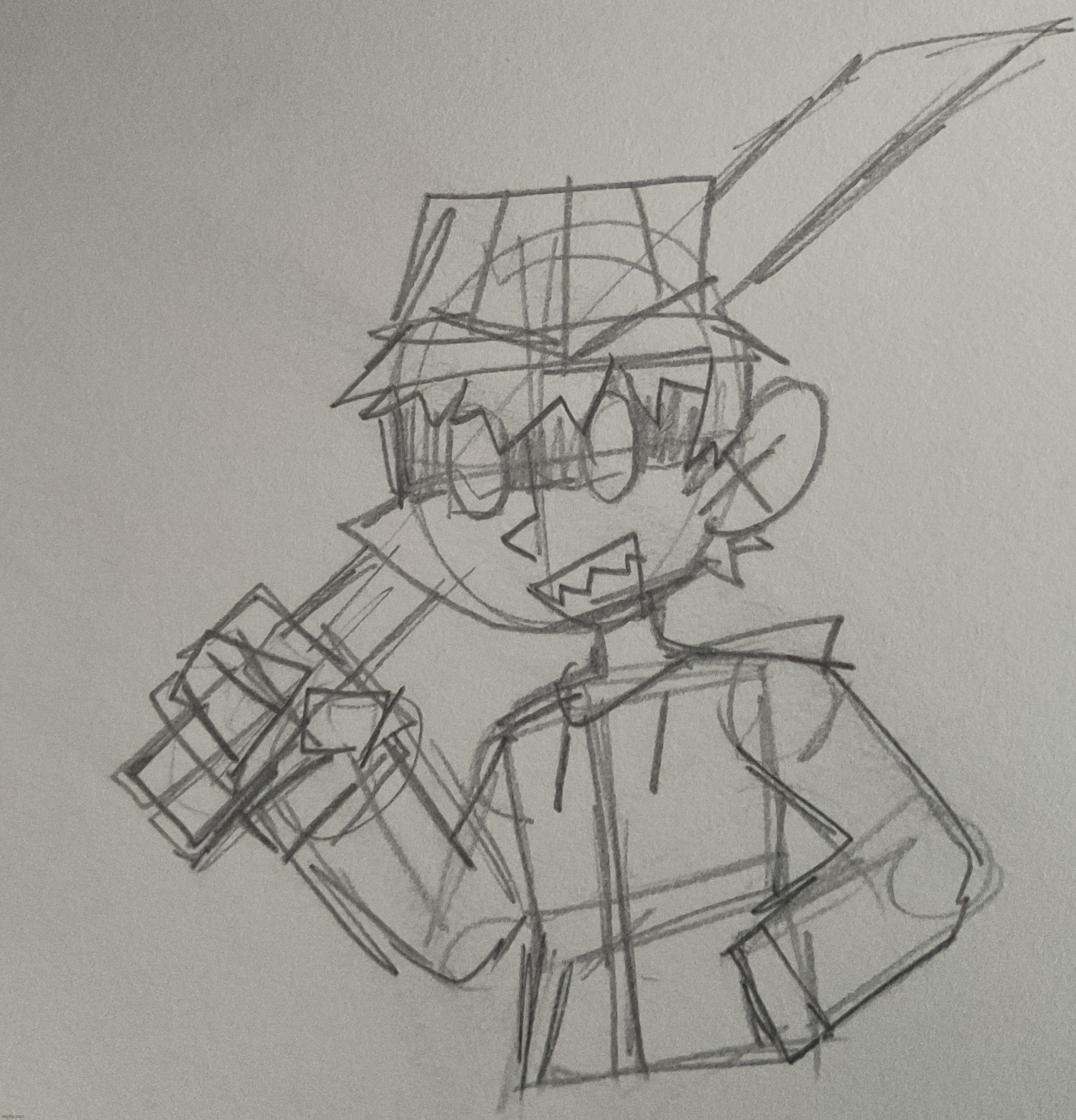 so I drew Saike in my artstyle | made w/ Imgflip meme maker