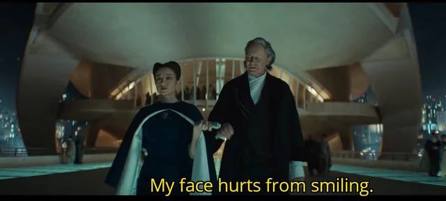 Andor luthen my face hurts from smiling Blank Meme Template