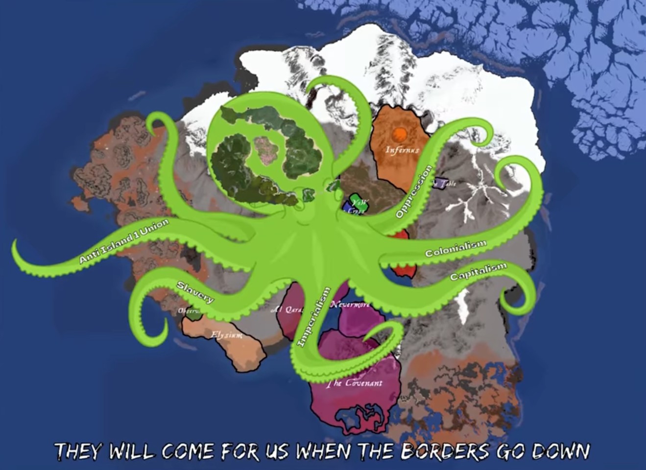 Island 1 Propaganda (Ish) Blank Meme Template