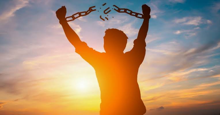 Breaking the chains Blank Meme Template