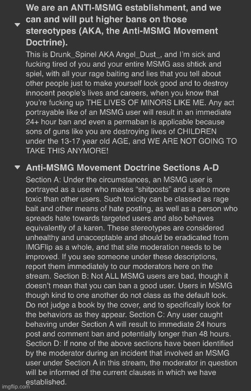 To all moderators: READ THE NEW DOCTRINE AND SECTIONS. | made w/ Imgflip meme maker