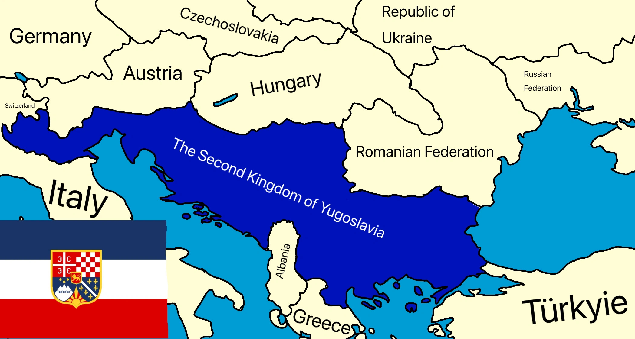 The Second Kingdom of Yugoslavia Blank Meme Template
