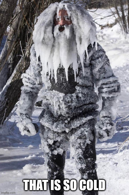 ice man | THAT IS SO COLD | image tagged in ice man | made w/ Imgflip meme maker