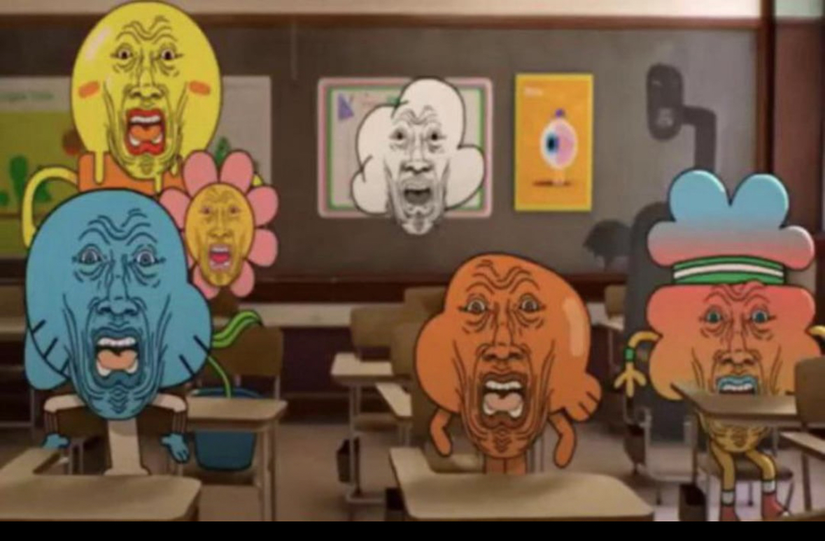 High Quality WTF gumball Blank Meme Template