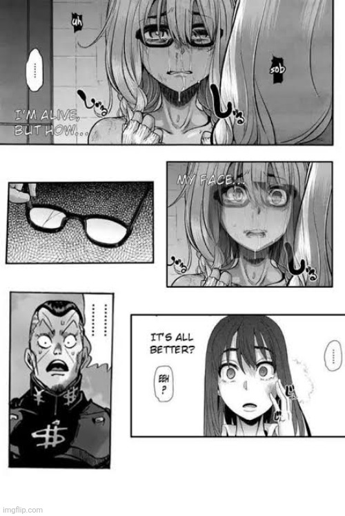 It's the non canon ending where the girl survives | made w/ Imgflip meme maker