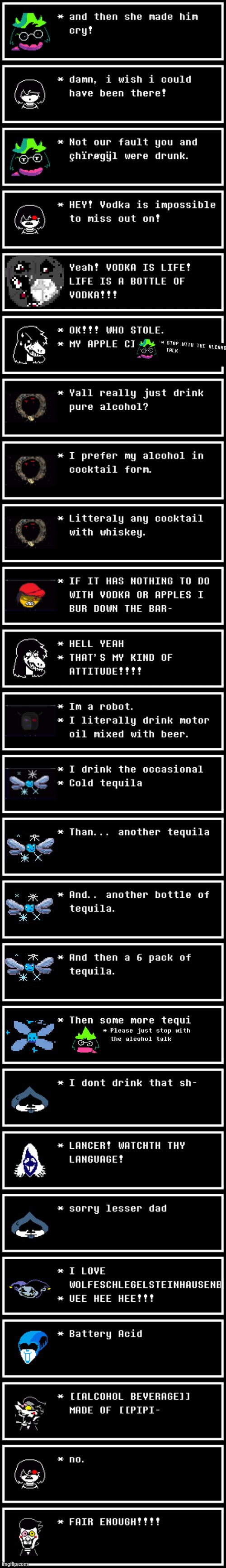 mmmh tasty | image tagged in deltarune,memes | made w/ Imgflip meme maker