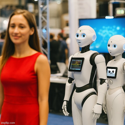 AIGF | image tagged in girlfriend,distracted boyfriend,artificial intelligence,online dating | made w/ Imgflip meme maker