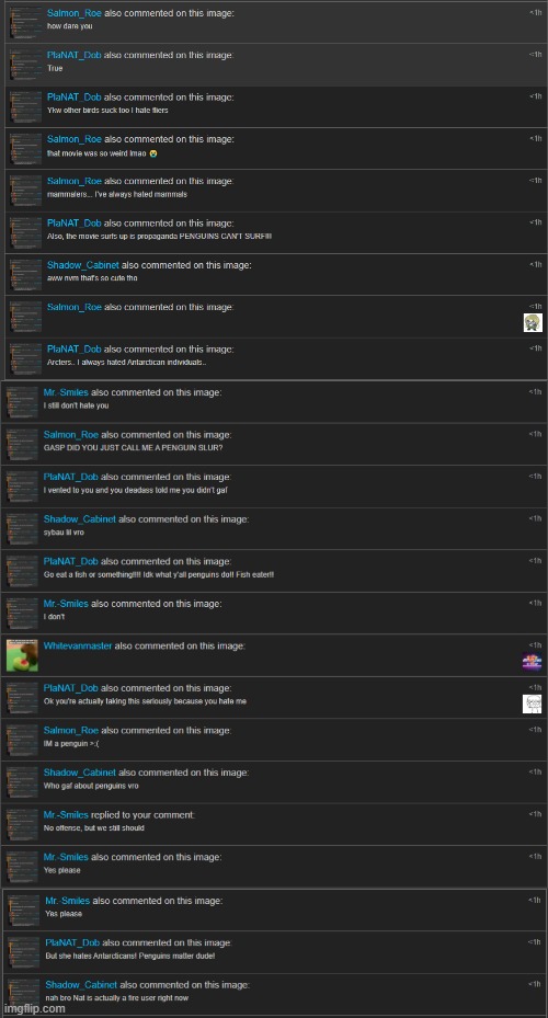 Nat I blame you for all these notifs | made w/ Imgflip meme maker