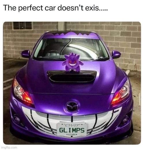 Gengar mazda | made w/ Imgflip meme maker