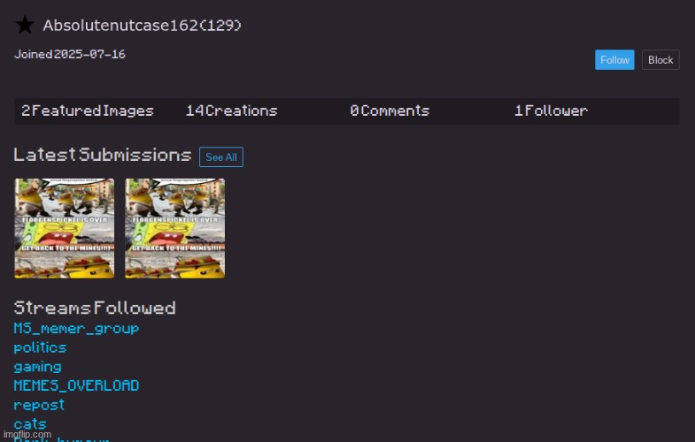 Absolutenutcase162 in Imgflip.mp3 | made w/ Imgflip meme maker