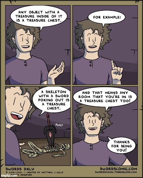 image tagged in swords,treasure,chest,treasure chest,sword,skeleton | made w/ Imgflip meme maker