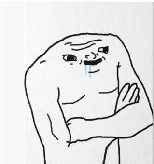 confident brainlet Blank Meme Template