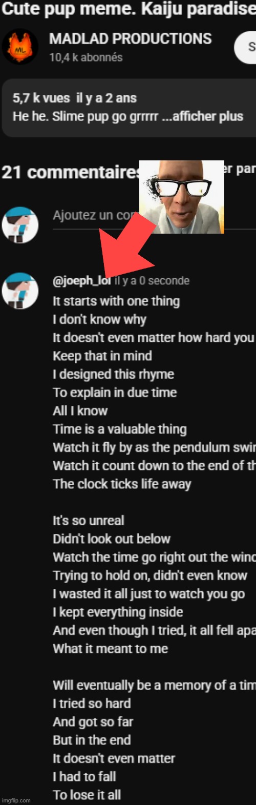 is this real?!?! | image tagged in no way,holy crap,linkin park,it starts with,shitpost,joke | made w/ Imgflip meme maker