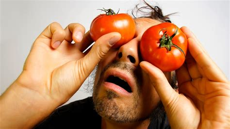 Tomatoes on my eyes Blank Meme Template