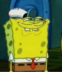 Spongebob funny face Blank Meme Template