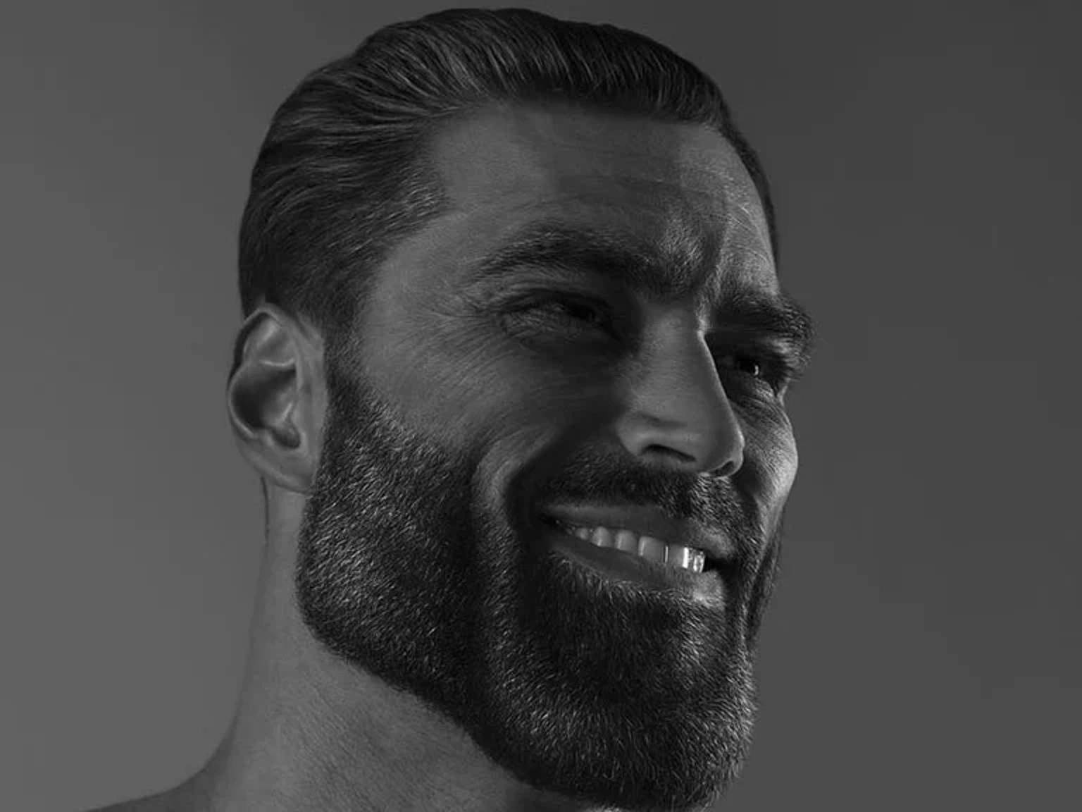 gigachad Blank Meme Template