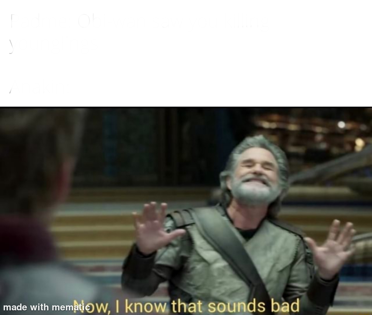 Ego I know that sounds bad Blank Meme Template