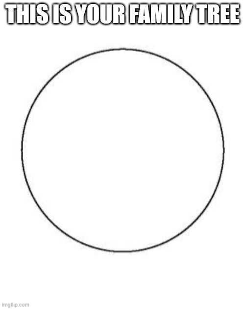 family tree | THIS IS YOUR FAMILY TREE | image tagged in this is a venn diagram | made w/ Imgflip meme maker