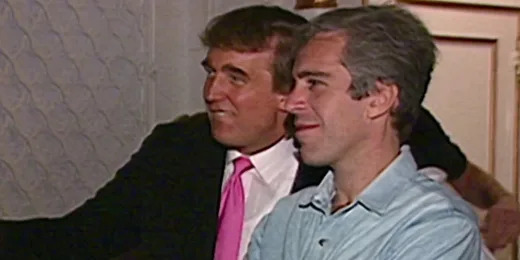 trump and Epstein Blank Meme Template