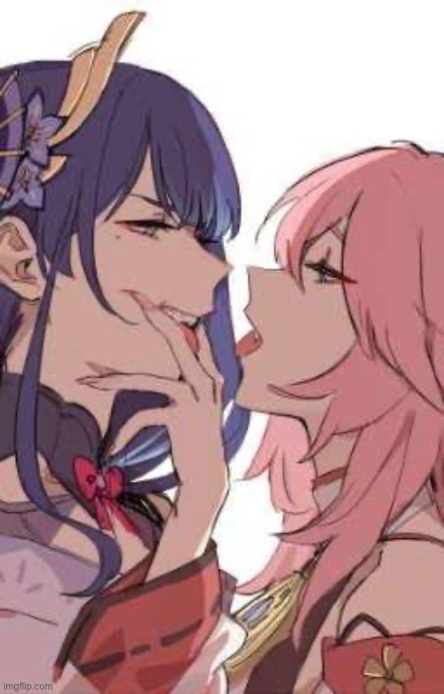 Sesbian lex 2 | image tagged in posting this so those two twitter users can stfu,yuri,sesbian lex,lesbian problems,memes,genshin impact | made w/ Imgflip meme maker