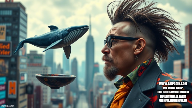 WWW.BILPCOIN.COM WE MUST STOP THE BUILDAWHALESCAM BUILDAWHALE FARM ON HIVE.BLOG HIVE.IO | made w/ Imgflip meme maker