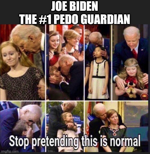 JOE BIDEN
THE #1 PEDO GUARDIAN | made w/ Imgflip meme maker