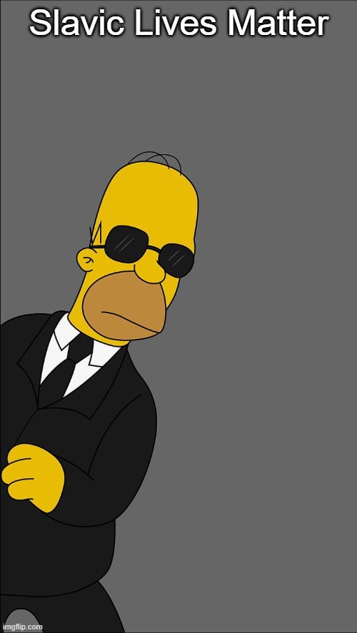 Homer FBI in Minecraft | Slavic Lives Matter | image tagged in homer fbi in minecraft,slavic lives matter,slavic simpsons,slm | made w/ Imgflip meme maker