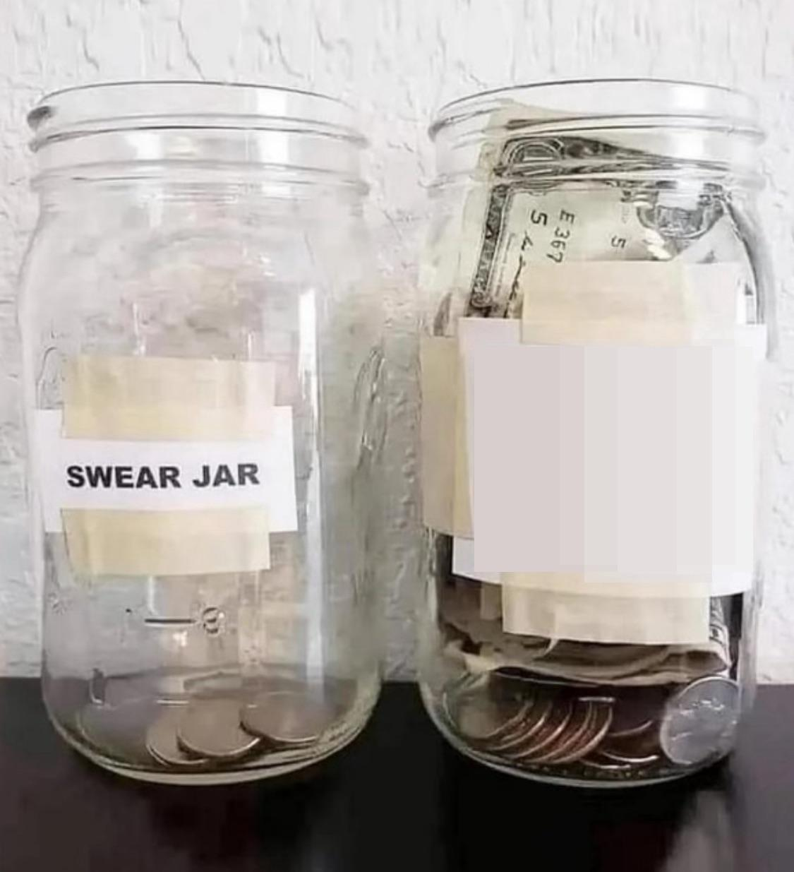 Swear Jar Blank Meme Template