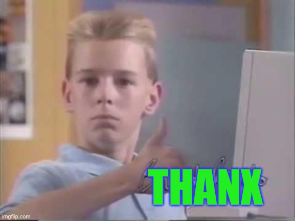 Brent Rambo | THANX | image tagged in brent rambo | made w/ Imgflip meme maker