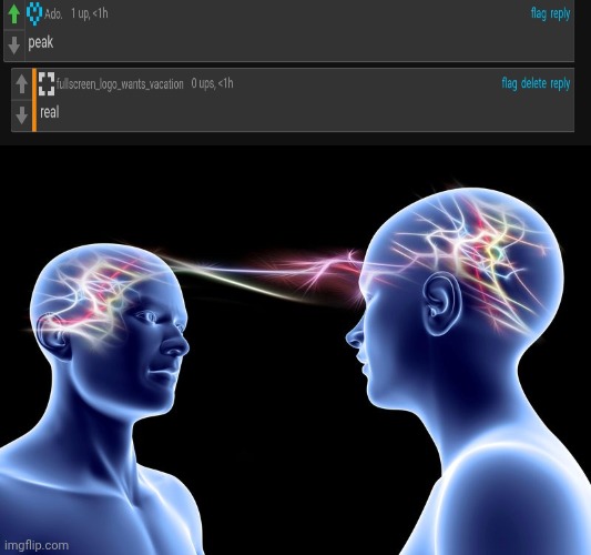 telepathy | image tagged in telepathy | made w/ Imgflip meme maker