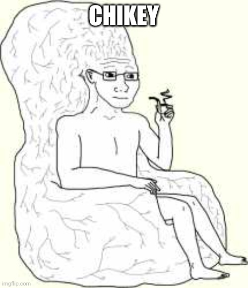 Big Brain Wojak | CHIKEY | image tagged in big brain wojak | made w/ Imgflip meme maker