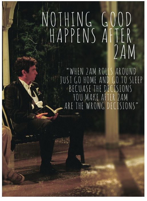 Nothing Good Ever Happens After 2am Blank Meme Template