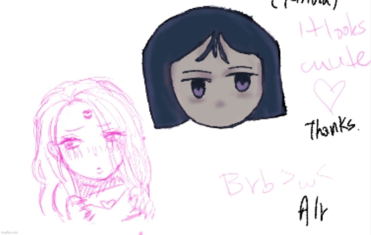 Cute mizi n sua doodles | image tagged in mybeloveds,skidaddle skidoodle,alien stage,mizi,sua | made w/ Imgflip meme maker
