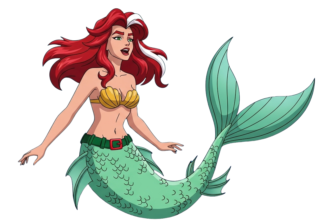 mermaid rogue Blank Meme Template