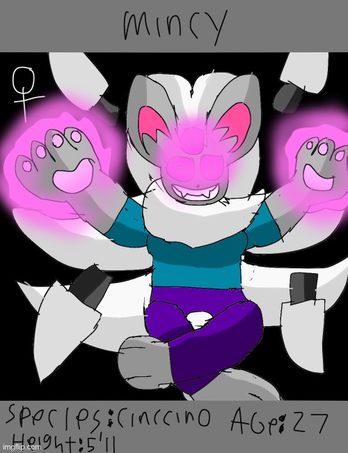 Mincy the Yandere Psychic Cinccino | made w/ Imgflip meme maker