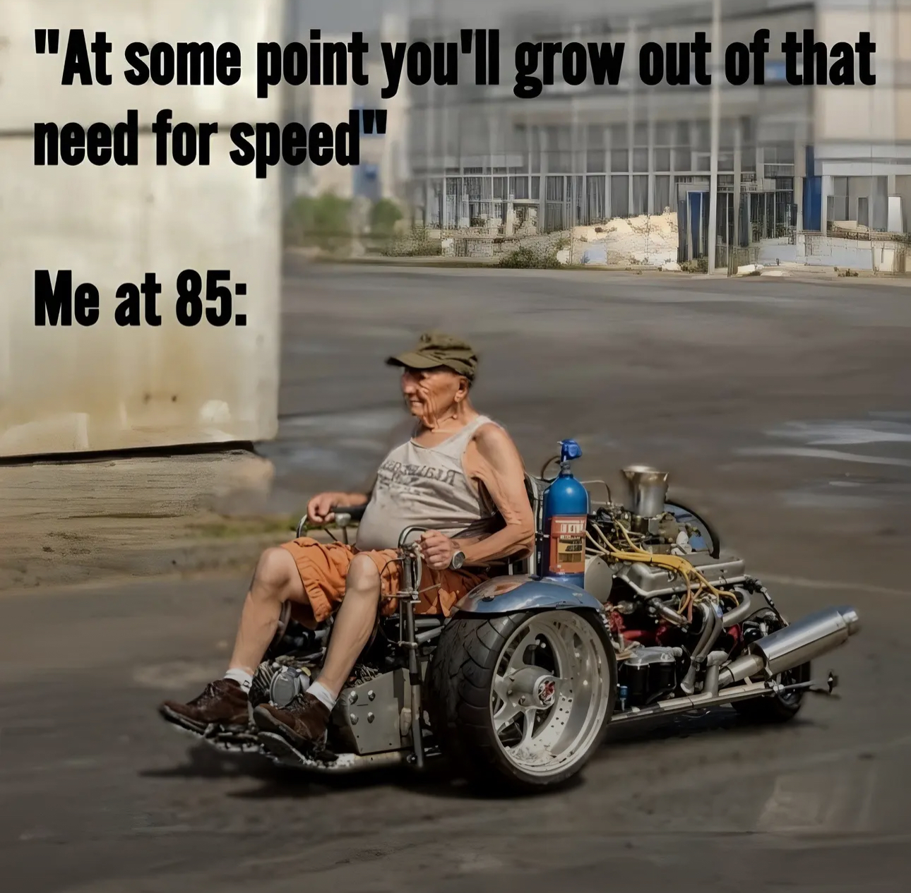 Old speed Blank Meme Template