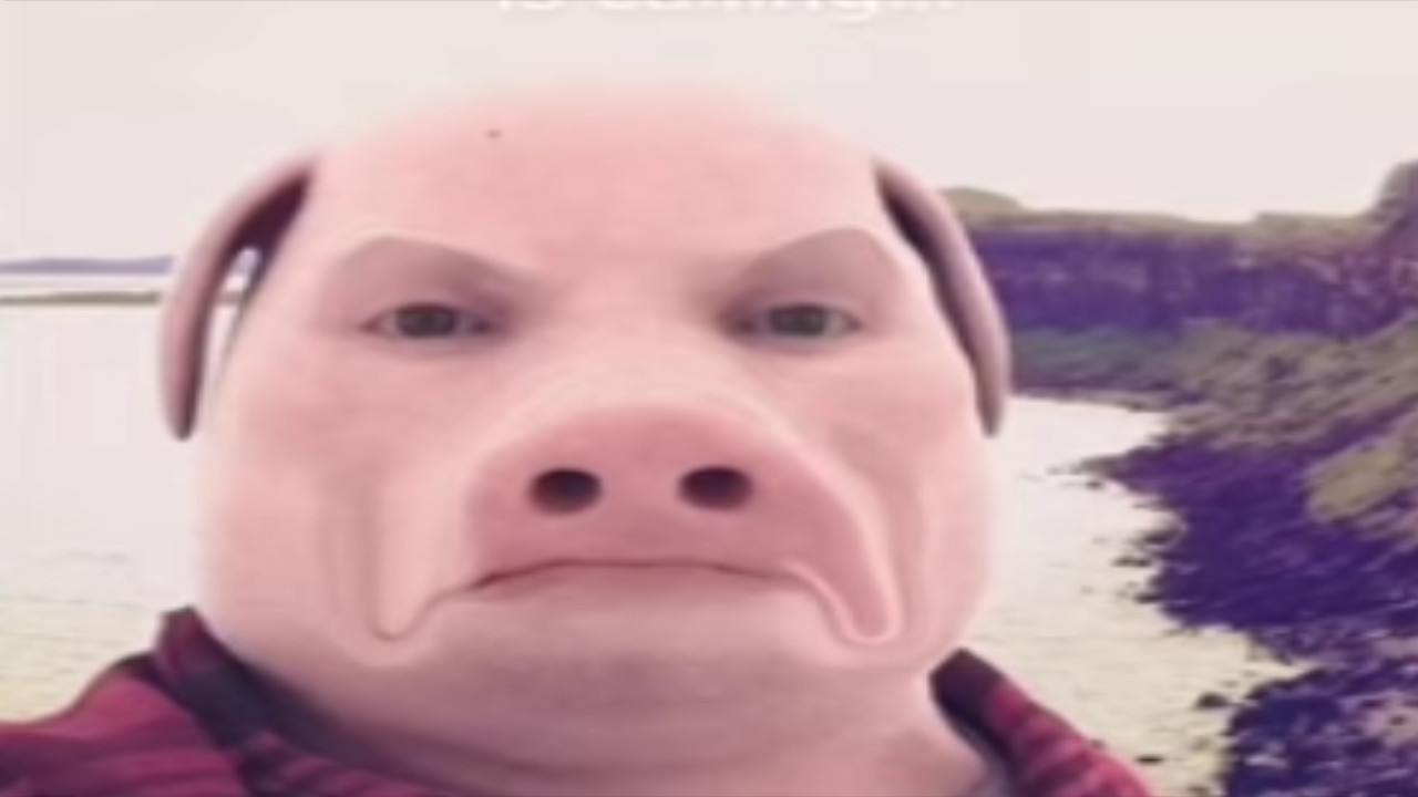 Angry John pork Blank Meme Template
