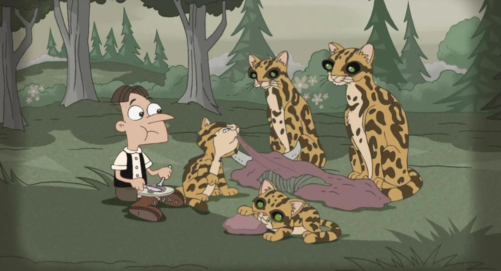 "I was being raised by ocelots." Blank Meme Template