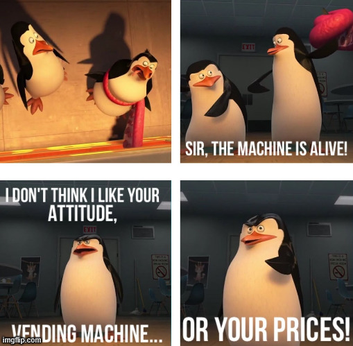 Penguins of Madagascar | image tagged in memes,madagascar,lattice climbing,climbing | made w/ Imgflip meme maker