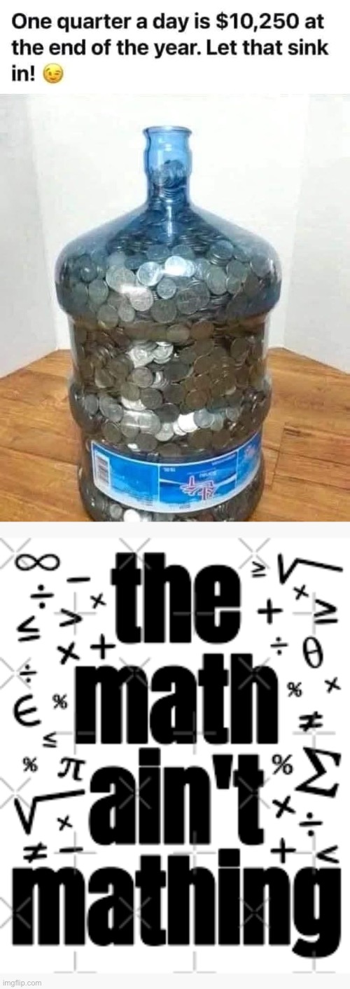 Maths, many times over | image tagged in the math ain't mathing,maths | made w/ Imgflip meme maker