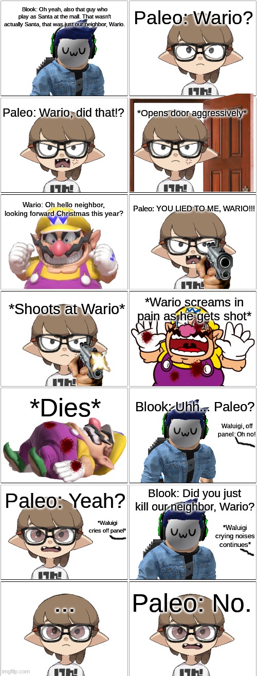 YOU LIED TO ME, WARIO!.mp3 | image tagged in comic,wario dies,paleo,blook,wario | made w/ Imgflip meme maker