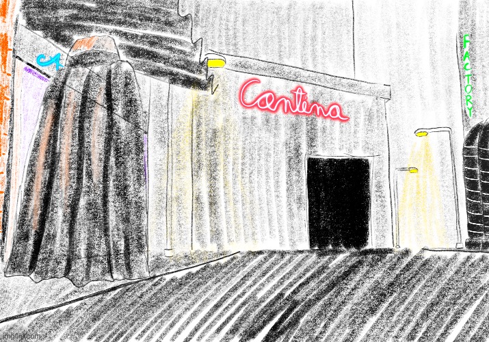 Cyberpunk Style Sketch (contest entry, explanation in comments) | image tagged in new oc mary sue,cyberpunk,drawing,oc | made w/ Imgflip meme maker