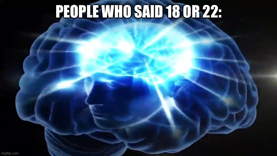 But you didn't have to cut me off | PEOPLE WHO SAID 18 OR 22: | image tagged in but you didn't have to cut me off | made w/ Imgflip meme maker