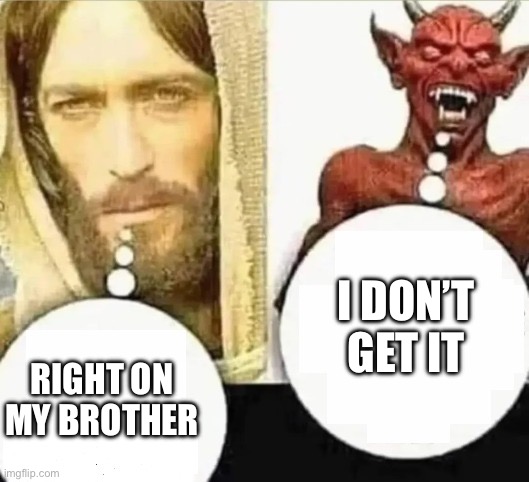 My child will... HAHAHA i trust mine | RIGHT ON MY BROTHER I DON’T GET IT | image tagged in my child will hahaha i trust mine | made w/ Imgflip meme maker