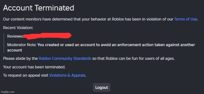 This is some bullshit why am I not allowed on roblox because my roommate was a dumbass | made w/ Imgflip meme maker