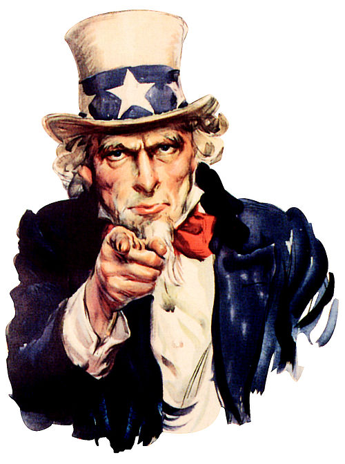 Uncle sam Blank Meme Template