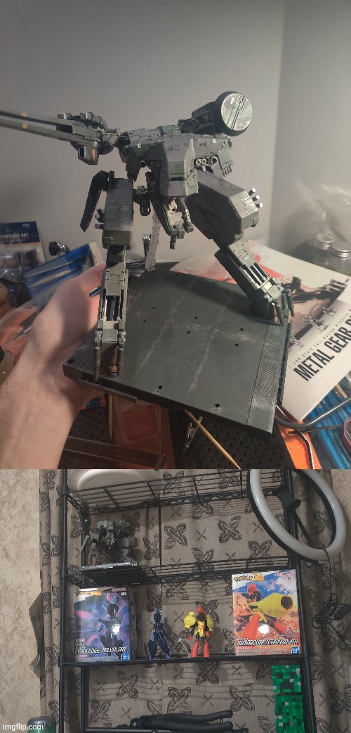 IT'S DONE!!!!!!!!! I had to repair the cannon joint twice during assembly BUT IT'S DONE!!!! | made w/ Imgflip meme maker