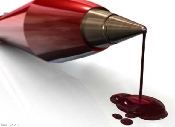 Scary red pen | image tagged in scary red pen | made w/ Imgflip meme maker